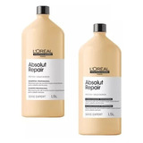 Shampoo E Condicionador 1,5l Loreal Absolut Repair Gold