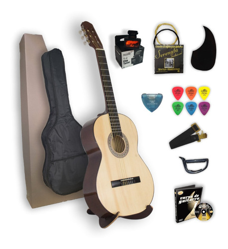 Guitarra Maple Laminado Accesorios De Regalo