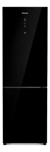 Geladeira Bb41 Black Glass 60cm Panasonic Cor Preto 220v