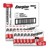 Pila Energizer Max 9v Alcalina Blister 12 Unidades