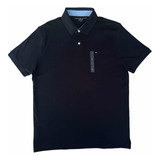 Camiseta Tipo Polo Tommy Hilfiger Hombre Talla L F021 Orgnl