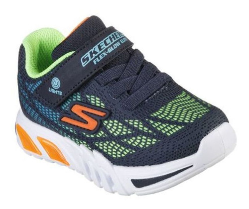 Tenis Niño Skechers Lights Flex-glow Elite 400137n Original 