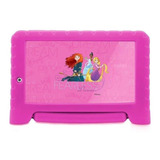 Tablet Disney Princesas Plus Nb308 Usb 16gb Rosa Multilaser