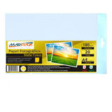 Papel Fotográfico Matte Fosco 180g A4 210x297mm Marpax 20fls