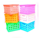 Cubo Box X10 Canasta Plástico Apilable Organizador X Mayor