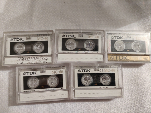 5 Micro Cassette Tdk Mc-60 Usado 