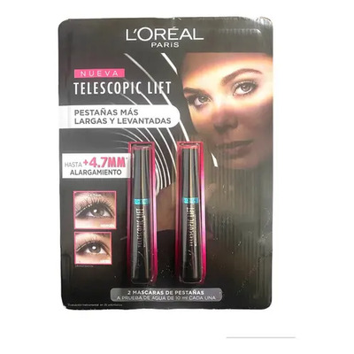 Duo Pack Telescopic Lift Mascara Pestañas Más Largas 10ml Cu | Envío gratis
