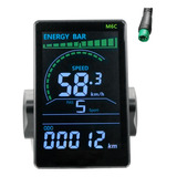 Medidor De Pantalla Lcd Para Bicicleta Eléctrica M6c, 24 V-6