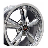 Juego De 4 Rines Bullit Progresivos 18x10 18x9 Mustang 94 04