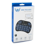 Mini Teclado Controle Sem Fio Para Tv Box Smart Tv Pc