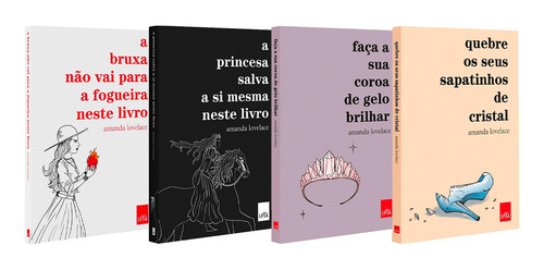 Kit Amanda Lovelace - Bruxa + Princesa + Coroa + Sapatinhos