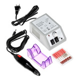 Set Manicure Pedicure Taladro Pulidor Eléctrico De Uñas 10w 