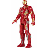 Boneco Homem De Ferro 30cm Articulado C/ Som Acende Luz