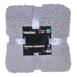 Frazada Sherpa Mashini 2 Plazas Taupe Termico