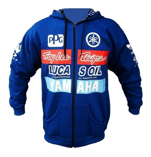 Buzo Honda Gama Lucas Oil Campera Con Capucha Top Racing