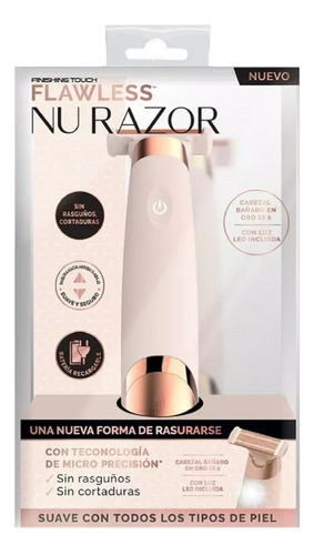 Flawless Nurazor Rasuradora Para Dama 18k Con Luz Led