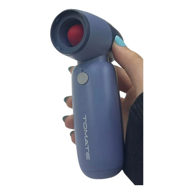 Secador De Cabelo Compacto Portátil Bivolt Bom Para Viagem Cor Azul-aço