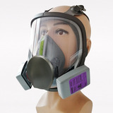 Máscara De Gas Fack Shield 6800 Face Shield Con 2 Filtros 3m