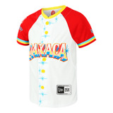 Jersey New Era Lmb Guerreros De Oaxaca Niño 14212145 Blanco