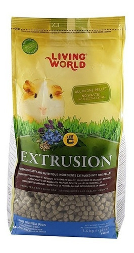 Living World Alimento Cuye Cobayo Extrusion 1.4kg