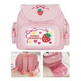 Bolsa De Ombro De Renda Sweet Strawberry, Bolsa Escolar