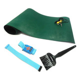 Kit Antiestático Manta 1000x400mm Verde Pulseira Pincel  Esd