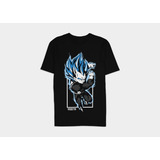 Polera Vegeta De Dbz 100% Algodón