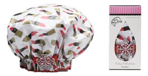 Dry Divas Gorro De Ducha De Diseno  Lavable, Reutilizable, 