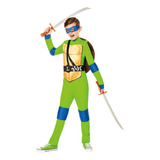 Tortugas Ninja Tmnt, Caos Mutante: Disfraz/cosplay [leonardo], Niño