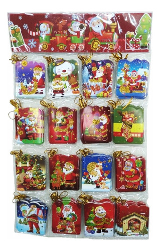 Pack 128 Tarjetas Pequeñas Para Regalos De Navidad 5.5x6.5cm