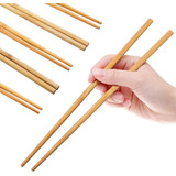 Set De 10 Pares Palitos Palillos Chinos Bambu Bamboo Sushi 