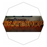 Cartel Skateshop Neón Led / Flex - Leyendas - Logos 