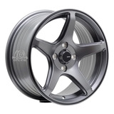 4 Rodas Aro 15x7 Ykw As2 Racing / Gol Civic Onix Up Celta