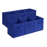 Cubos Organizadores Plegables De Tela 13x13x13 Paquete De 6 