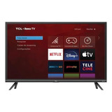 Smart Tv 32 Tcl Roku Led 60hz Wifi Hdmi 32rs520 Preto