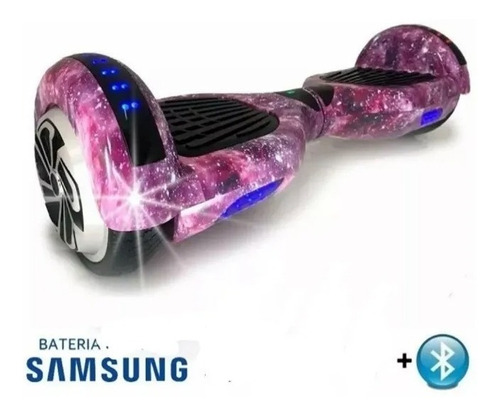 Hoverboard Skate Elétrico  Bluetooth Led Som Alto