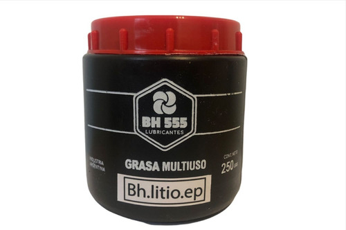 Grasa Litio Multiuso Rojo X 250gr Bh555