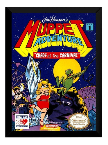 Quadro Nes Game Muppet Adventure   Chaos At The Carnival