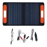 Bolsa Plegable Portátil Con Panel Solar, Salida Usb, Cargado