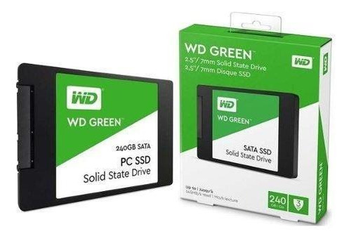 Western Digital Disco Ssd Green 240gb 2.5 Sata 3 - Techbox