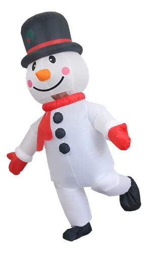 Disfraz Inflable De Papá Noel Para Fiesta De Cosplay