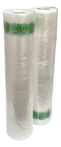 Bolsa De Plástico 50x70cm Biodegradable En Rollo (2 Rollos)