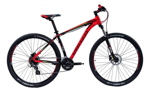 Bicicleta Venzo Primal Xc  2020 R29 24v Frenos De Disco Hidráulico Cambios Shimano Color Rojo/negro  