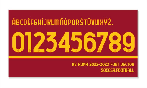 Tipografía As Roma Font Vector 2022-2023 Archivo Ttf, Eps