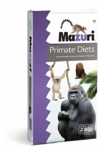 Mazuri Alimento Primates Nuevo Mund Monos Titi 25lbs 11.34kg