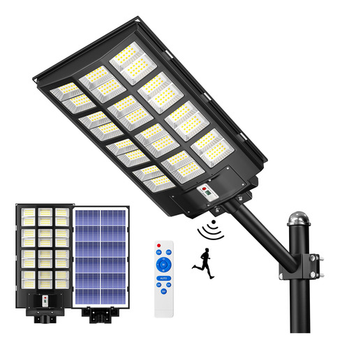 Lámparas Led Solares Suburbana Alumbrado Público 1200w Led