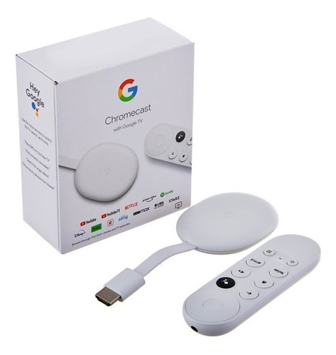 Chromecast Google Tv Hd Con Cargador Incluido Zona Norte 