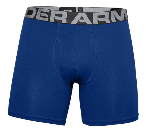 Boxer Hombre Charged Cotton 6in 3pack Azul Under Armour