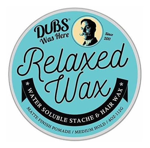 Ceras Para Bigote - Dubs Was Here Relaxed Wax, 4oz Tub - Wat