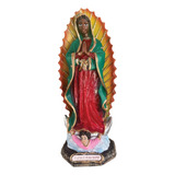 Virgen De Guadalupe En Resina Italiana 30cm